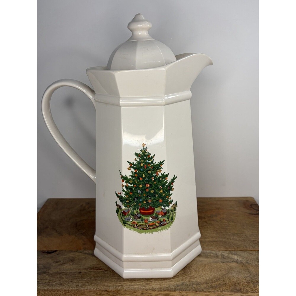 Pfaltzgraff Thermal Carafe - Christmas Heritage Vintage - Excellent Condition